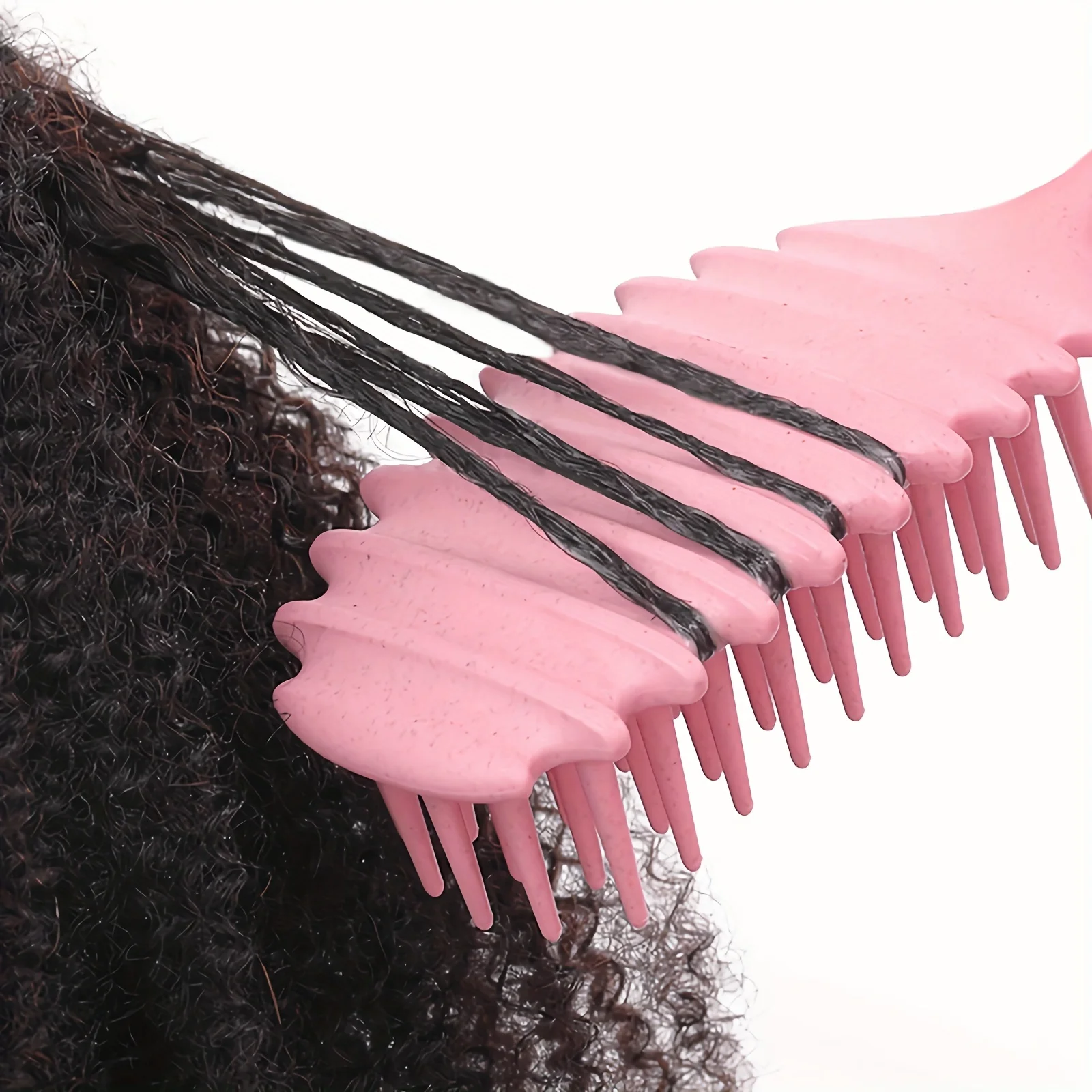 3-in-1 Candy Curly Hair Brush - Gentle Detangling Styling Comb for Wet or Dry Curls Reduces Pulling Separation Ideal for Women