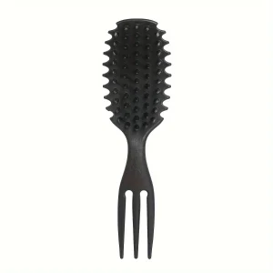3-in-1 Detangling Hair Brush for Curly Hair