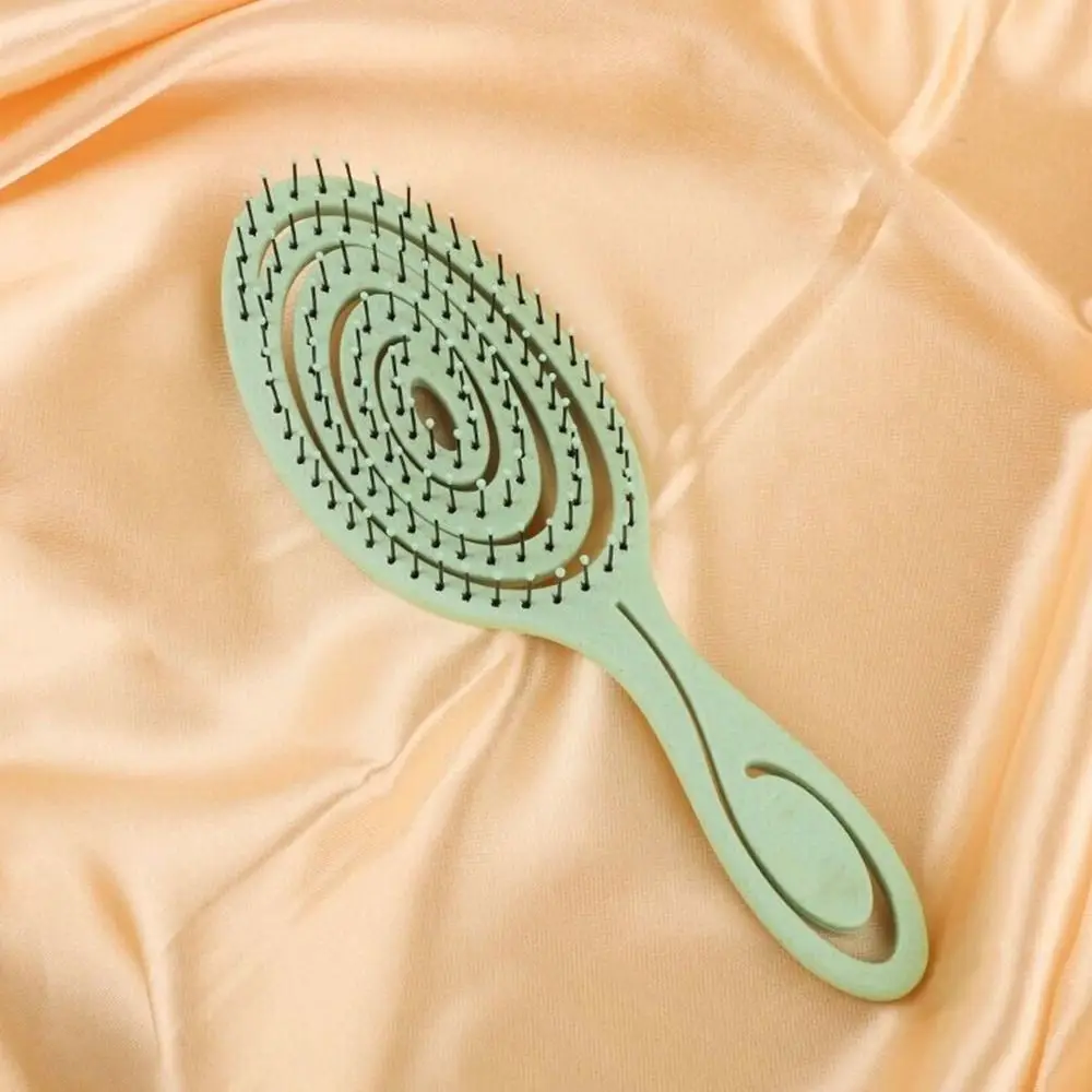 Elastic Massage Comb Tangled Hair Comb Detangling Hair Brush Hollow Out Wet Curly Hair Brushes Barber Comb Salon Styling Tools