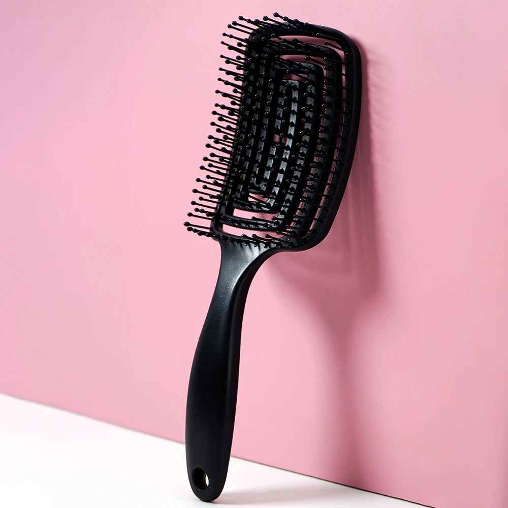 Professional Hair Brush Tangle Hair Brush Anti-static Wet Dry Curly Detangler Hairbrush Salon Hairdressing Styling Tools Professional Hair Brush Tangle Hair Brush Anti-static Wet Dry Curly Detangler Hairbrush Salon Hairdressing Styling Tools