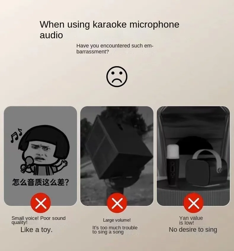 K12 Bluetooth Karaoke Machine Portable 5.3 PA Speaker System with 1-2 Wireless Microphones Home Family Singing Children's Gifts