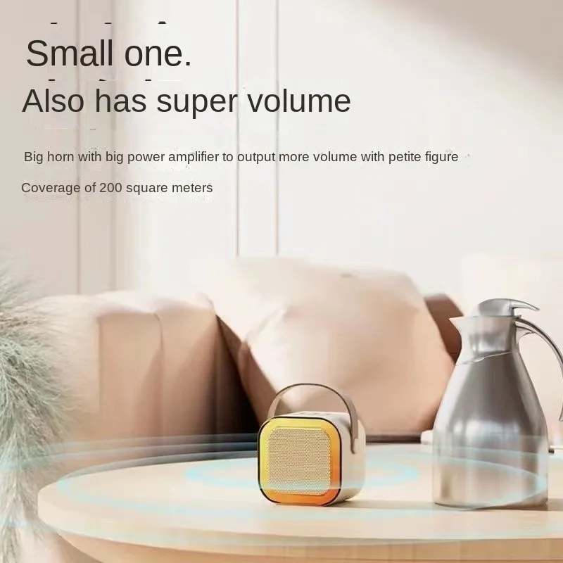 K12 Bluetooth Karaoke Machine Portable 5.3 PA Speaker System with 1-2 Wireless Microphones Home Family Singing Children's Gifts