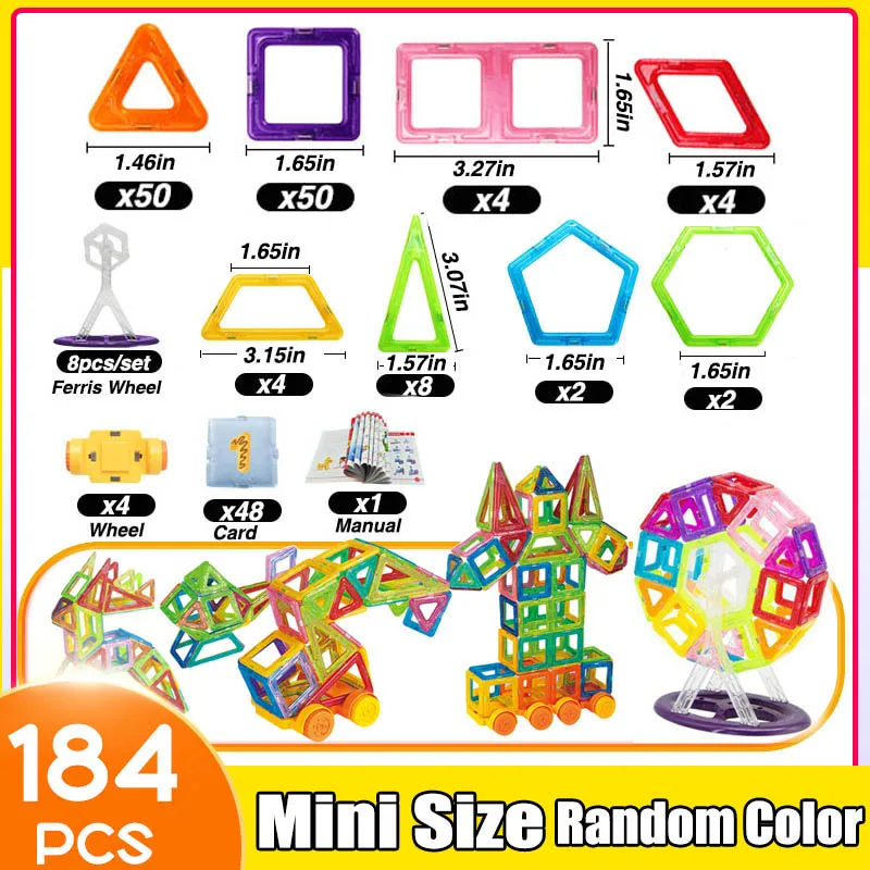 Mini size 184pcs