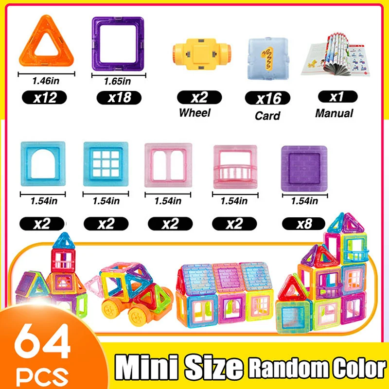 Mini size 64pcs