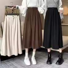 Women's Vintage Corduroy Pleated Skirt
