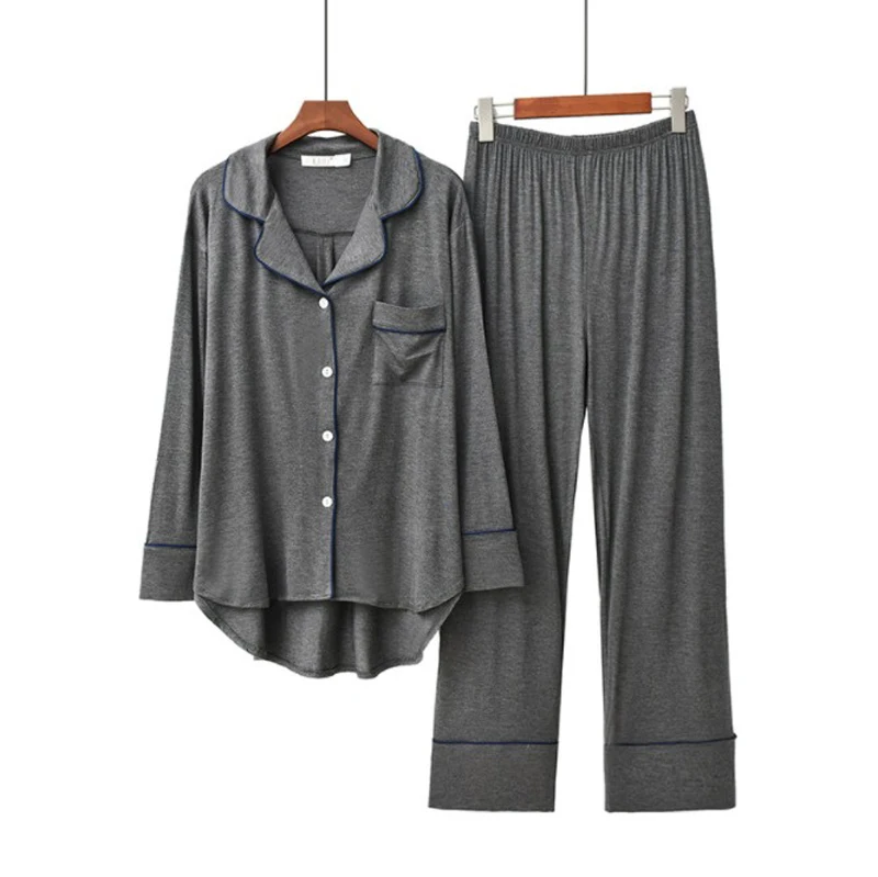 Women's 2-Piece Modal Pajama Set – Long Sleeve – view 7