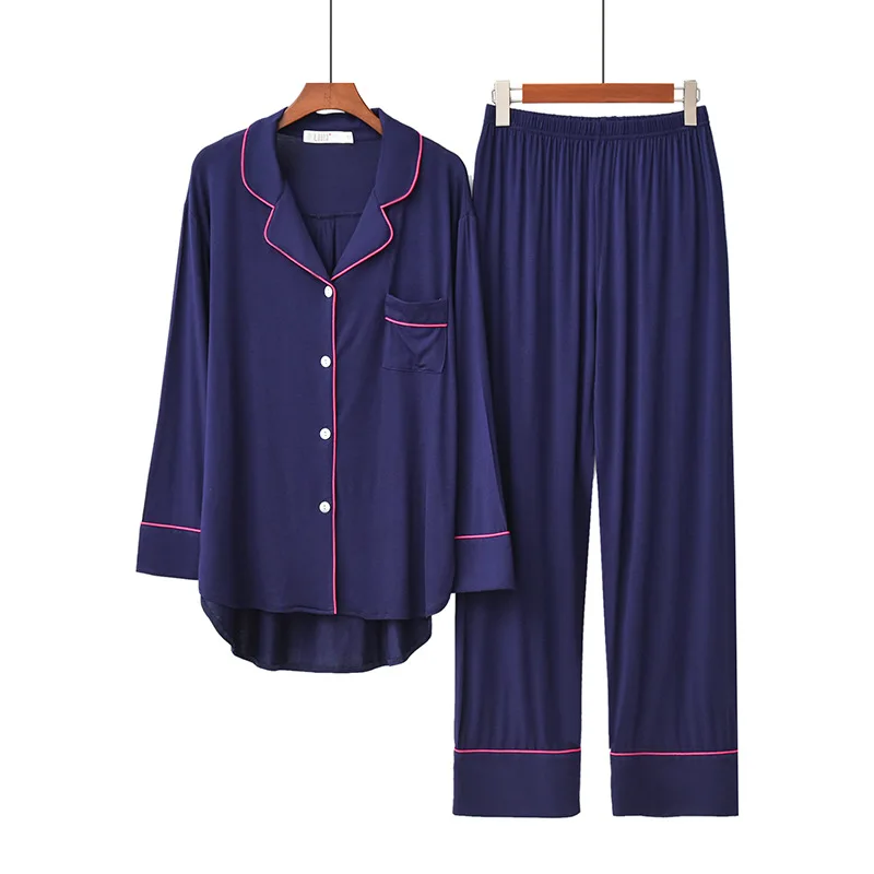 Women's 2-Piece Modal Pajama Set – Long Sleeve – view 4