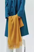 100% Wool Cashmere Scarf – Thickened Winter Pashmina Shawl - Image 22