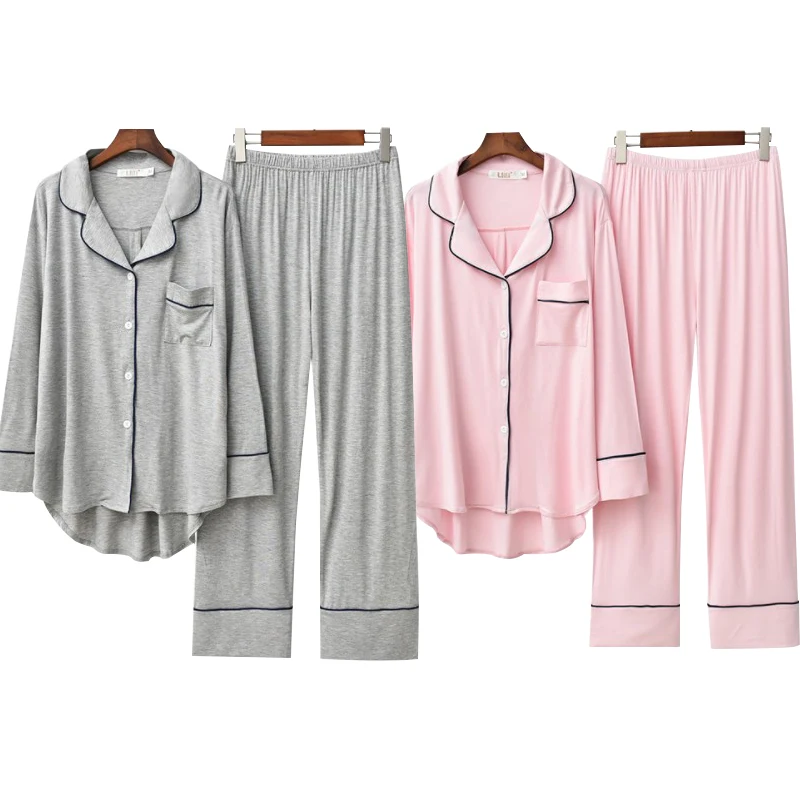 Women’s 2-Piece Modal Pajama Set – Long Sleeve