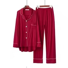 Women's 2-Piece Modal Pajama Set – Long Sleeve - Image 3