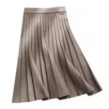 Elegant Women's Knitted Mid Skirt - Image 4