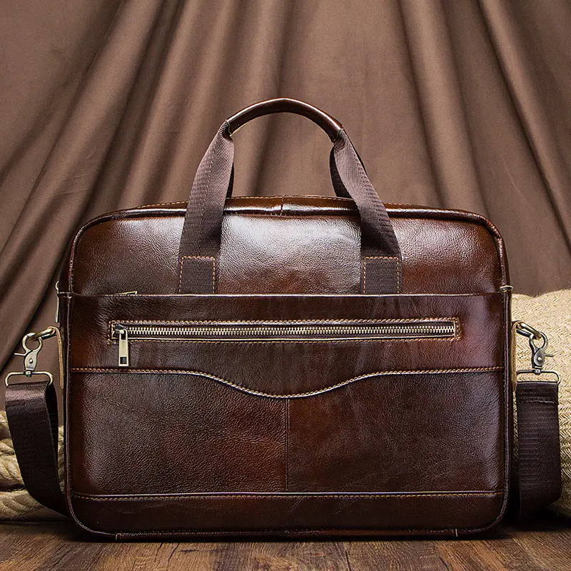 Genuine Leather Men’s Briefcase