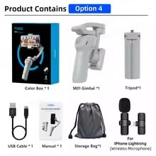 TOKQI M01 3-Axis Handheld Gimbal – Foldable Phone Stabilizer with Selfie Tripod - Image 5