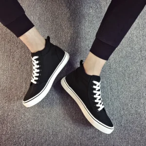 Men's High-Top Canvas Sneakers