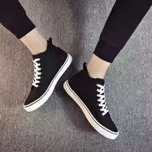 Men's High-Top Canvas Sneakers