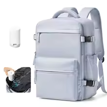 Men's Vacuum Compression Laptop Backpack – 15.6'' Expandable Travel & Hiking Bag - Image 7