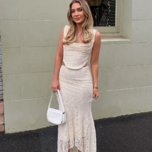 Maxi Skirt Set Formal Event Dress