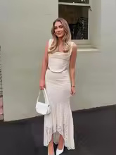 Maxi Skirt Set Formal Event Dress
