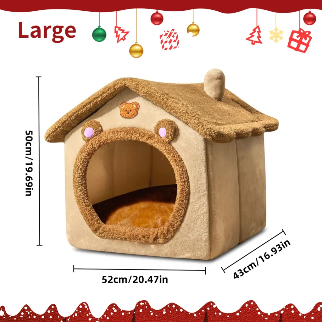 Cozy Pet Bed for Cats & Dogs – Soft Cushion
