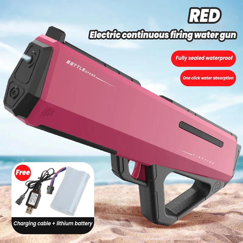 Fully Automatic Electric Water Gun – Powerful Water Blaster Toy for Kids – view 3