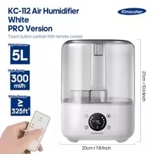 KINSCOTER 3L Large-Capacity Air Humidifier & Aroma Diffuser with Remote & Timer - Image 8