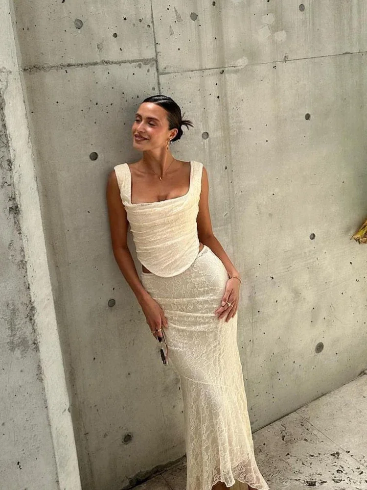 Maxi Skirt Set Formal Event Dress