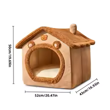 Cozy Pet Bed for Cats & Dogs – Soft Cushion - Image 3