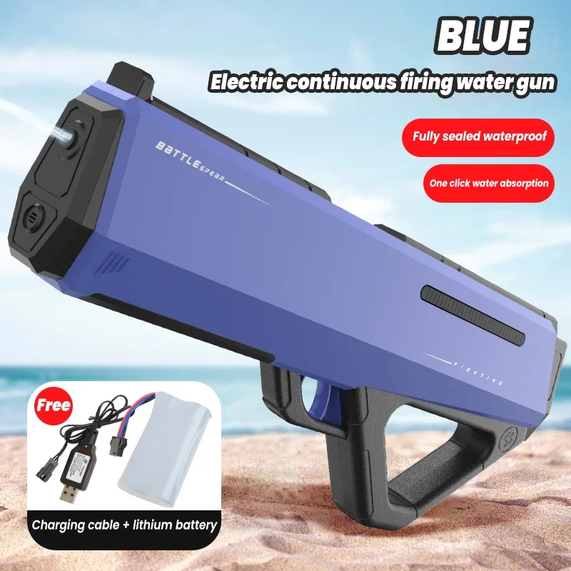 Fully Automatic Electric Water Gun – Powerful Water Blaster Toy for Kids – view 2