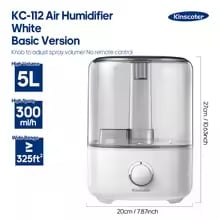 KINSCOTER 3L Large-Capacity Air Humidifier & Aroma Diffuser with Remote & Timer - Image 9