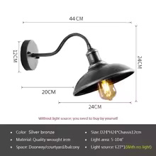 Retro Industrial LED Wall Lamp - Image 7