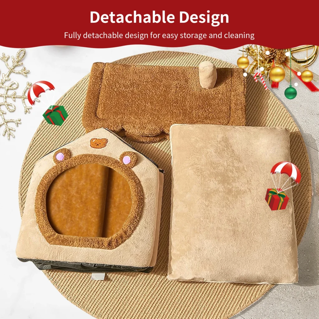 Cozy Pet Bed for Cats & Dogs – Soft Cushion