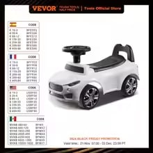 VEVOR Classic Ride-On Push Car – Music Steering Wheel Toy for Toddlers, Boys & Girls Ages 1-3