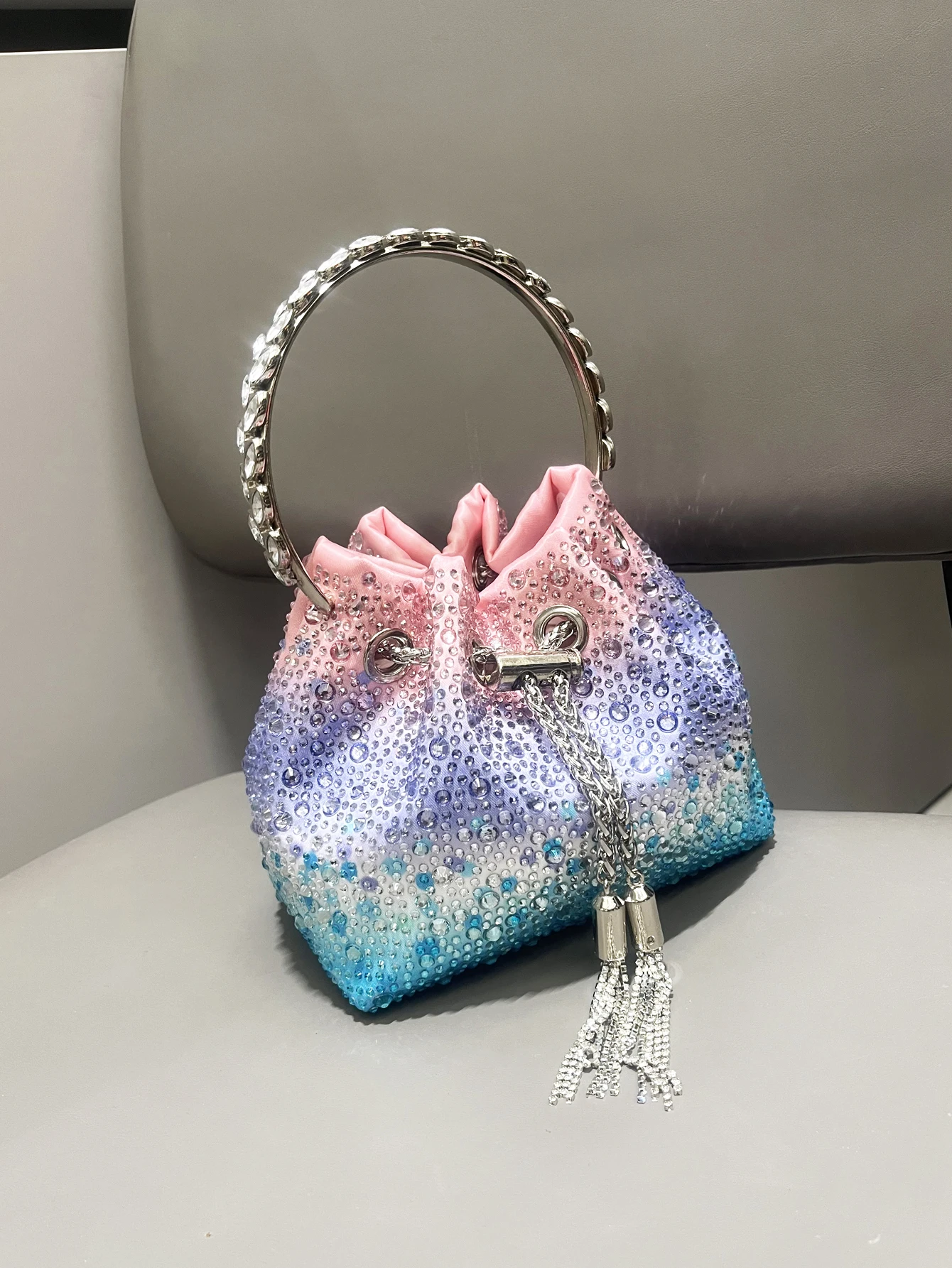 Luxury Designer Women's Rhinestone Handbag – view 6