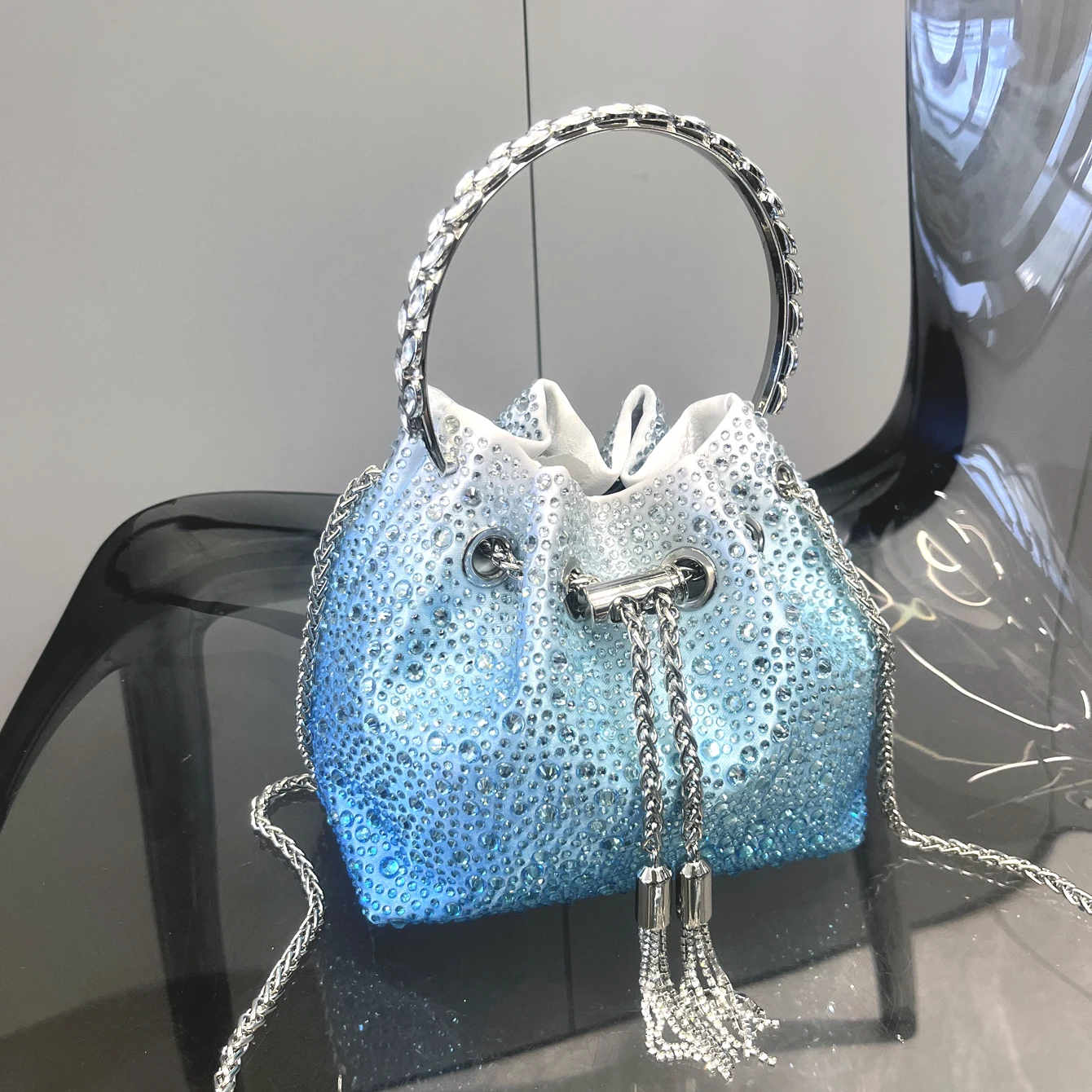 Luxury Designer Women's Rhinestone Handbag – view 11