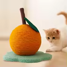 Cat Scratching Post with Sisal Ball – Durable Interactive Toy for Indoor Kittens & Cats