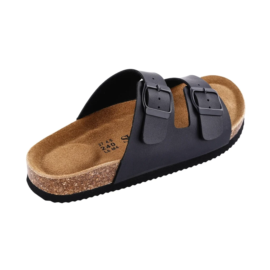 SUFU New Leather Cork Sandals – Vintage Birkenstock-Style Flip-Flops