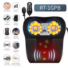 Jinkairui Electric Shiatsu Neck & Back Massager with Heat & Vibration - Image 3