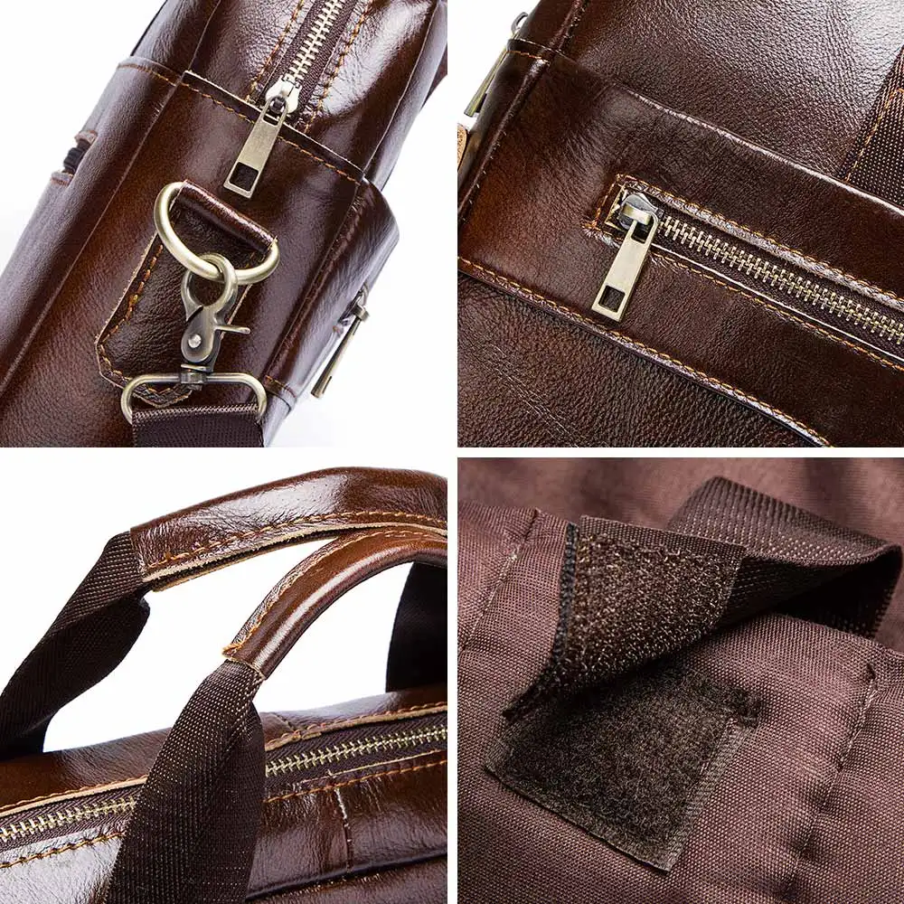 Genuine Leather Men’s Briefcase