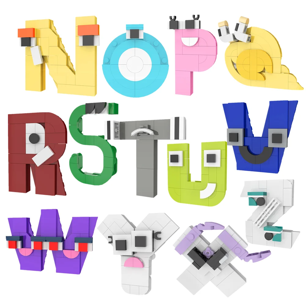 26-Pieces Alphabet Building Blocks Set – Montessori Educational Toy for Kids – view 3