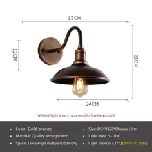Retro Industrial LED Wall Lamp - Image 2