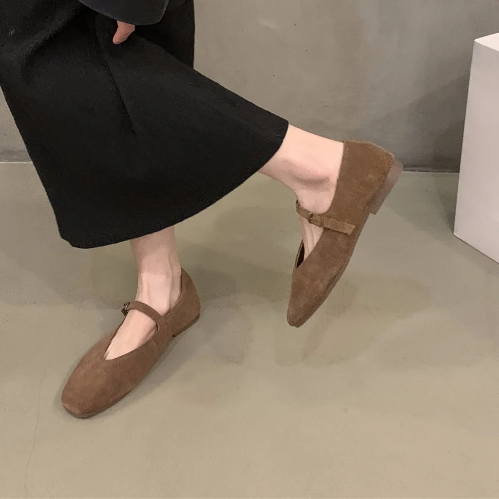 Spring Women’s Flats – Round Toe, Slip-On Ballet Shoes