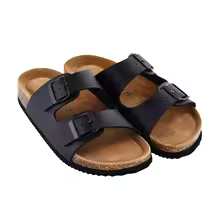 SUFU New Leather Cork Sandals – Vintage Birkenstock-Style Flip-Flops