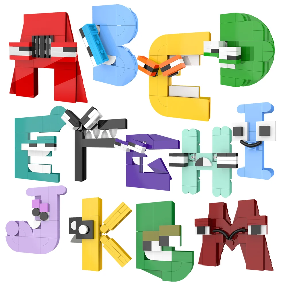 26-Pieces Alphabet Building Blocks Set – Montessori Educational Toy for Kids – view 2