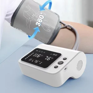 4.7" Upper Arm Electronic Blood Pressure Monitor with Voice Broadcast & Dual Mode