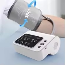 4.7" Upper Arm Electronic Blood Pressure Monitor with Voice Broadcast & Dual Mode