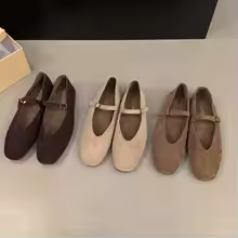 Spring Women's Flats – Round Toe, Slip-On Ballet Shoes