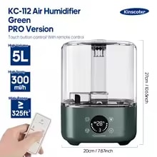 KINSCOTER 3L Large-Capacity Air Humidifier & Aroma Diffuser with Remote & Timer - Image 6