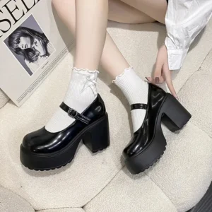 Women's Gothic Platform Mary Jane Shoes