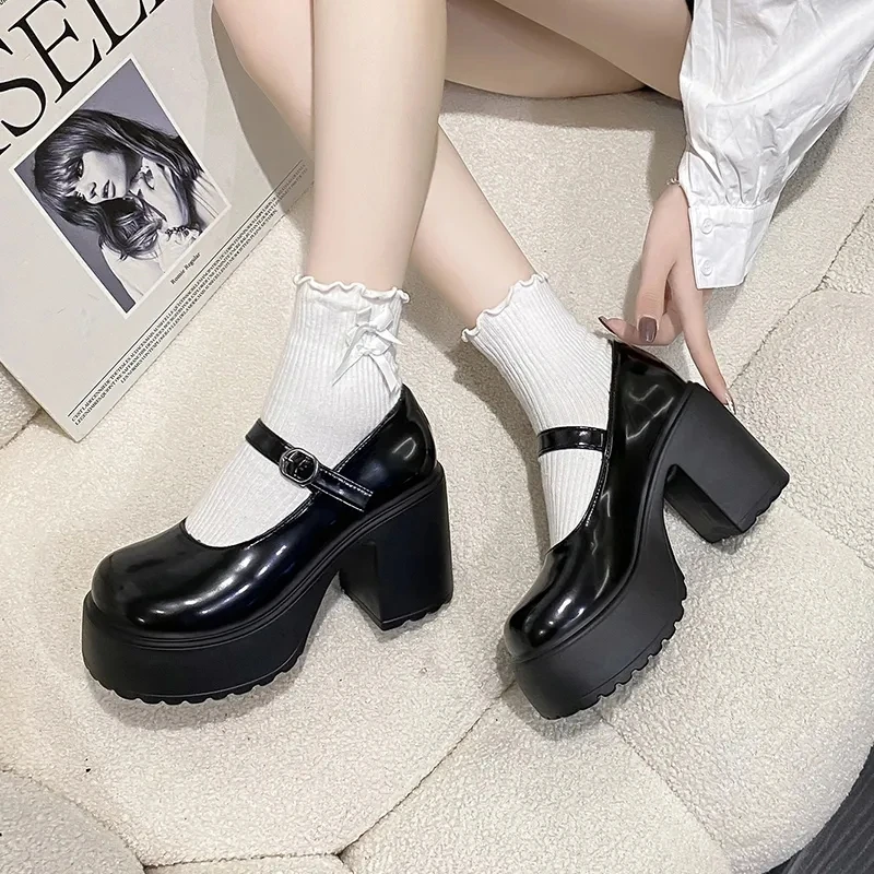 Women's Gothic Platform Mary Jane Shoes